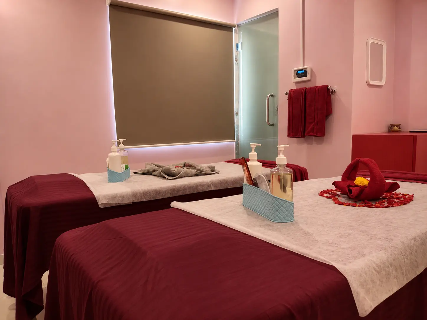 Couple massage room at Day Rituals Spa near Sahakarnagar
